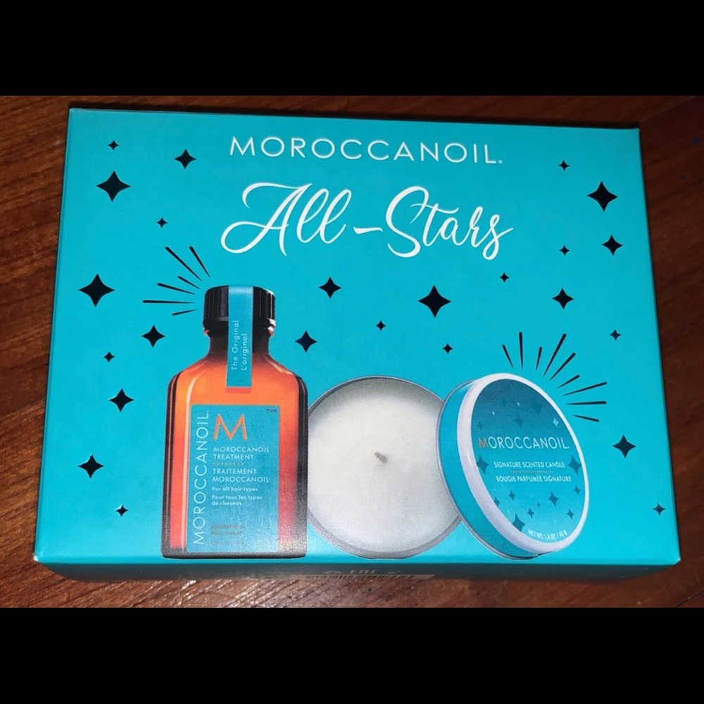 6 sets of Moroccan oil & candle combo set